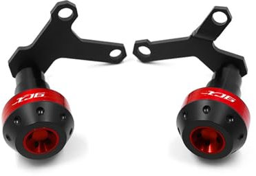 DTASMBD Motorrad-Rahmengleiter-Sturzpad Für Yamaha XJ6 XJ6N Diversion XJ-6, Sturzschutz, Motorschutz Rahmenschutz(Red)