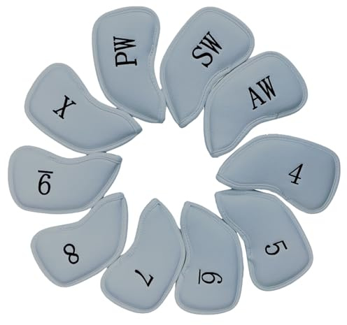 Callaway Magnetic Golf Iron Headcovers to Protect Your Golf Clubs- Grey