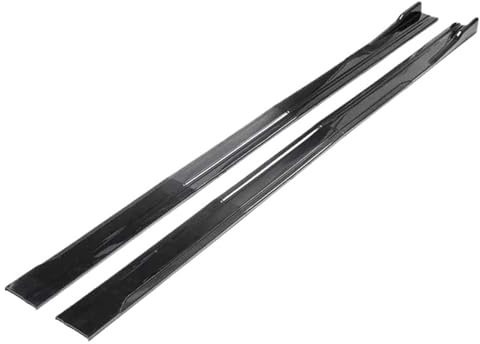 Difusor De Faldón Lateral para BMW para X1 F48 F49 2M Faldón Lateral De Coche Placa De Extensión Separador De Labios Parachoques 2.18M Alerón Lateral Faldones Laterales(Gloss Black 2.18m)