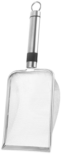 SHINEOFI Setaccio per terreno da giardino in acciaio resistente maglie filtro per compost sabbia ghiaia e terriccio facile da pulire per orto e bonsai (4 maglie 5x5mm)