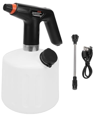 Haofy Botella Pulverizadora Eléctrica Recargable, Pulverizador de Plantas de Alta Presión para Uso en Interiores y Exteriores, Hervidor de Agua de Mano, Pulverizador de Jardín para