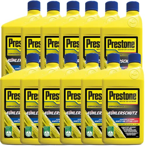 dederichs GmbH Prestone AF2100LD Kühlerschutzmittel Gebrauchsfertig Set, 12x 1 Liter