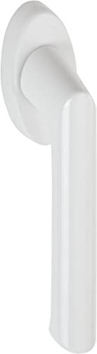 HOPPE BREST Poignée de fenêtre Secustik 90°, 7x32-42 mm, Blanc RAL 9016, réf. 10761137
