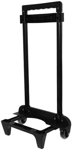 MUSISALY Carrito Plegable Con Barra De Tracción De Aleación De Aluminio, Gran Capacidad, Ruedas Resistentes Para Compras y Viajes, Asa Telescópica Ergonómica, Ligero y Compacto Para Uso Doméstico