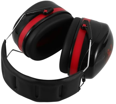 HOMSFOU Orejeras con cancelación de ruido para protección auditiva, orejeras ligeras hechas de esponja de alta densidad, cómodas defensoras para el trabajo, aislamiento del ruido para un uso