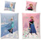 Juego de ropa de cama reversible de Disney, 135 x 200 cm + 80 x 80 cm, 100 % algodón, 2 diseños de Frozen Diamonds