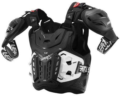 Leatt 4.5 PRO Protezione Toracica Moto, Unisex – Adulto, Black, Taglia Unica