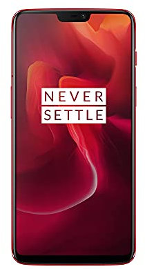 OnePlus 6 Smartphone (15,95 cm (6,28 Zoll) 19:9 Touch-Display, 128 GB interner Speicher, Android 8.1 Oreo/Oxygen OS 5.1), Rot