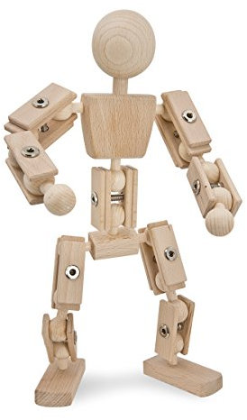 rewoodo Helden Aus Holz Komplettheld Basisheld Holzspielzeug ab 3 Jahren Made in Germany