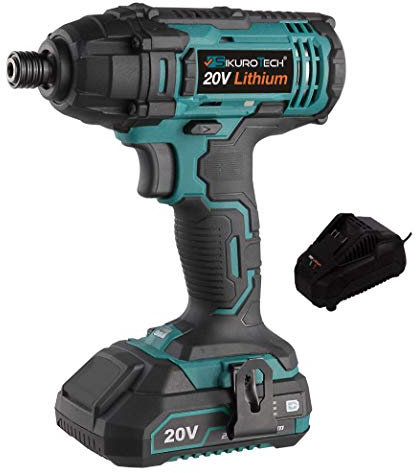 Avvitatore ad impulsi Sikurotech 00102 20V Li-Ion + 1 batteria 2.0Ah e caricabatterie
