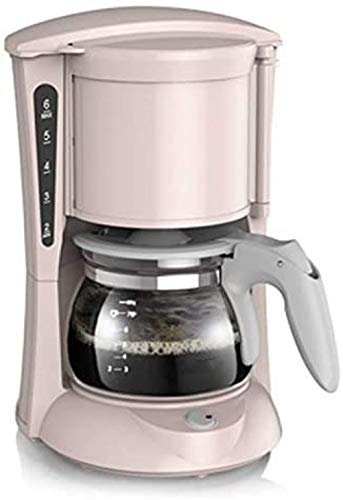 Macchina Da Caffè, Macchina Per Caffè Americano Con Caraffa In Vetro E Pulsante One Touch, Con Isolamento Per Spegnimento Automatico, Rosa