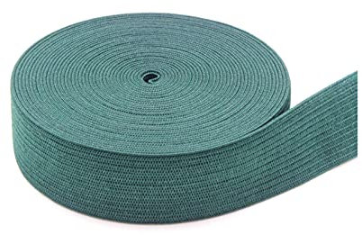 Simpleelove 5M Langes 20mm Breites Buntes Gummiband zum Nähen Basteln DIY (Grün)