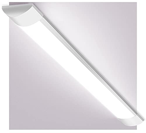 10W LED Feuchtraumleuchte Röhre Licht Kellerlampe Leuchtstofflampe 30cm Lichtleiste | Neutralweiß 4000K Wannenleuchte Leuchtröhre für Badzimmer Wohnzimmer Küche Garage Lager Werkstatt Keller Büro