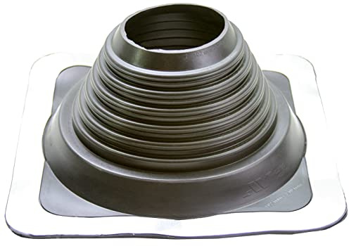 MASTER FLASH Pénétration dans le toit pour protection contre l'entrée d'eau, manchon de tuyau, passage de tuyau, bride d'étanchéité pour toiture en tôle Epdm n ° 6 121-254 mm