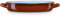 briebe Cacerola Baja Inducción 18 cm, Cazuelita Individual 0,9 L Fuente Acero Esmaltado Vitrificado, Apta Vitrocerámica, Fuego, Gas, Horno, Restaurantes/Hogar, Terra Vintage Marrón Teja