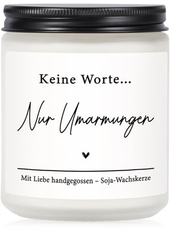 Craftique Trauerkerze Trauergeschenk, Trauerkerzen mit Spruch | Trauer Geschenk, Trost Geschenke, Aufmunterung Geschenke, Lieblingsmensch Geschenk, Gute Besserung für Frauen Männer
