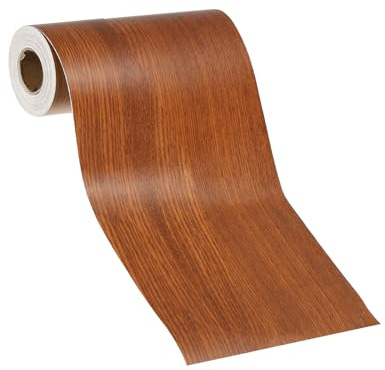 PATIKIL Cinta Adhesiva de Grano de Madera, 10cm x 10m, Parche de Reparación de Veta de Madera, Ideal para Muebles, Pisos, Puertas, Mesas, Sillas, Ventanas, Manualidades, Teca