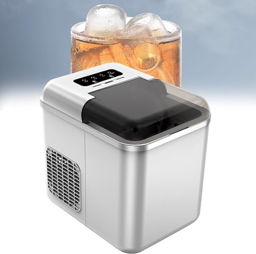 Portable Countertop Ice Cube Maker,Ice Maker Machine,Self-Cleaning Ice Maker, 9 Ice Cubes in 10 Mins, for Home Kitchen Office