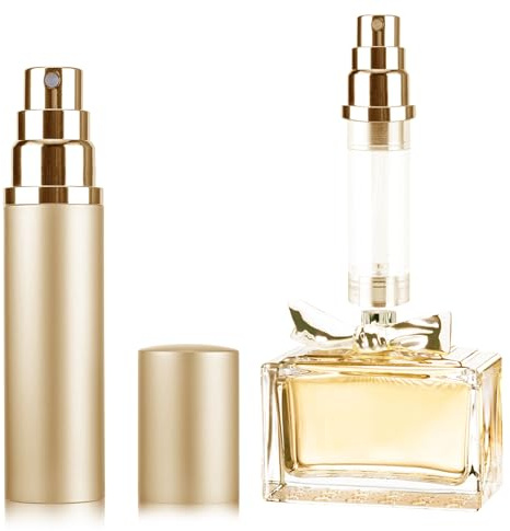 Lammcou Parfümzerstäuber für Unterwegs, Mini Tragbar Leer Nachfüllbarer Parfüm Abfüller Zerstäuber für Reise, Refillable Perfume Atomiser Travel Bottle for Travel