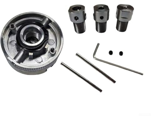 Portabrocas manual de 3 mandíbulas autocentrado con pernos para molienda de precisión y carpintería (5 mm)