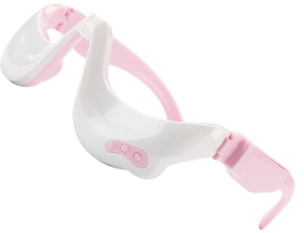 ASAKKURA Portable Eye Massage Device with Heating Function, Curved Nose Bridge Design, and Stainless Steel Components to Promote and Eye Strain