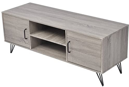 vidaXL Meuble TV 120x40x45 cm Gris
