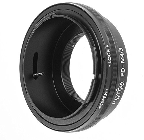 Fotga Mount Adapter Ring für Canon FD Objektiv auf Micro 4/3 M4/3 M43 Four Thirds Pen E-PL1, E-PL2, E-M, OM-D, E-M5, E-M10 Mark II/III, Lumix GH1, GH2, GH3, GH4, GH5, GH5s Kamera