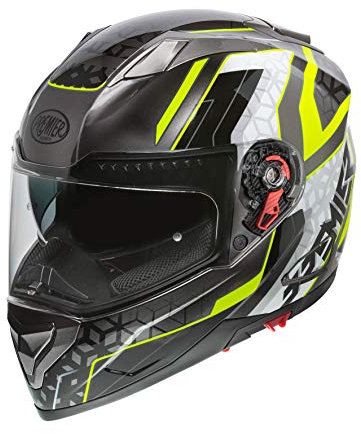PREMIER HELMET VYRUS EMY17 grå/gul blomma, S