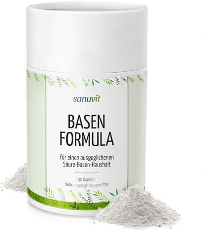 Sanuvit Basen Formula 90 Kapseln - Reinstoffprodukt direkt vom Hersteller (hypoallergene Manufaktur)