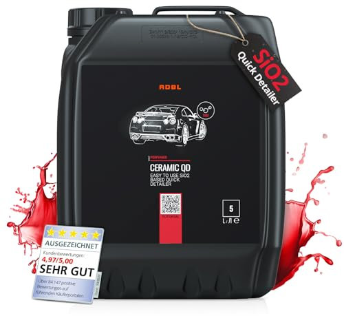 ADBL Ceramic QD (5L) Premium Quick Detailer - Sprühversiegelung mit Keramik-Technologie - Glanz und Abperleffekt - Auto Detailer, Lackversiegelung, SiO2 Lackschutz, Lackpflege, Schnellversiegelung