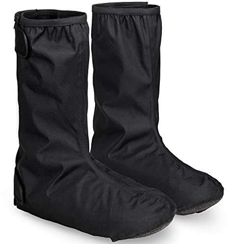 GripGrab DryFoot 2nd Edition Bicycle Rain Overshoes Waterproof Shoe Covers for Everyday Cycling Long Bike Gaiters