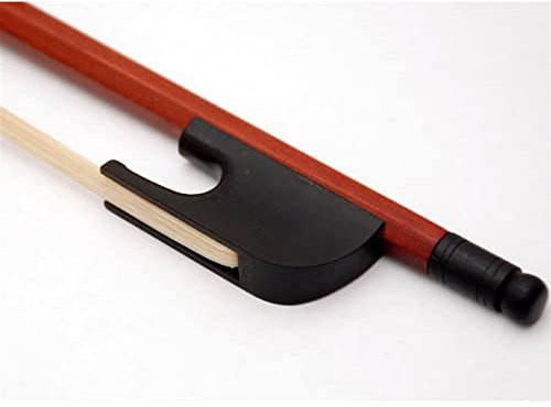 TSTS Violin Bogen Barockstil Ebenholz Frosch Button Barock Violine Gebrauch 4/4 Student Violinbogen
