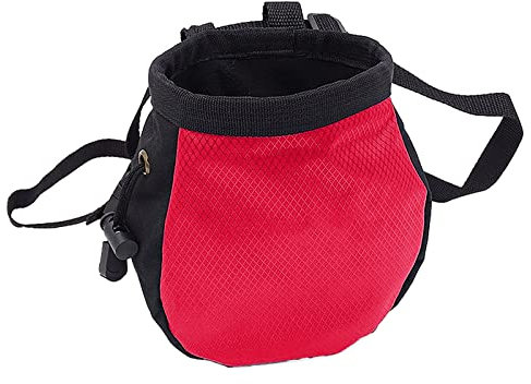 Chalkbag Kletter Kreide Tasche Rhino Valley Magnesiabeutel mit Verstellbar Gürtel Kreidebeutel Outdoor ultraleichter Kletter Magnesium Pulverbeutel für Gewichtheben Gymnastik Klettern