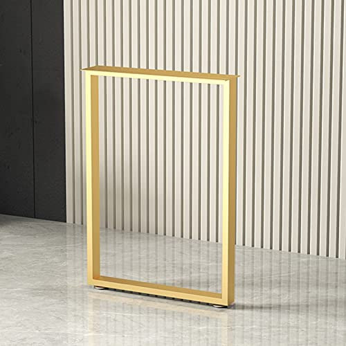 Tischbeine Metall, Industrial Tischgestell Tischkufen, Tischuntergestell Tischfuß Möbelfüße, Kufengestell Für Esstische, Tischuntergestell, Metall Tischkufen, DIY Esstischgestell ( Color : Gold , Size