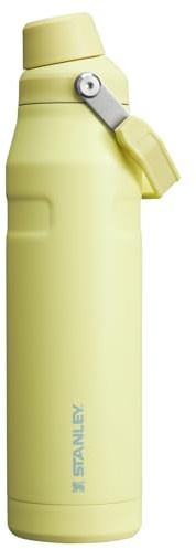 Stanley IceFlow Fast Flow Angled Spout Lid Lightweight Leakproof Travel Sports Water Bottle Insulated Stainless Steel BPA Free Pomelo