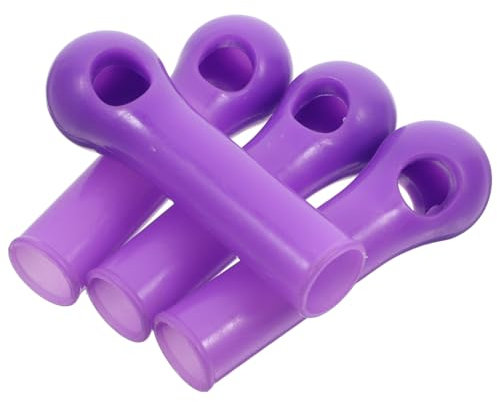 FELTECHELECTR 4pcs Mop Rod Handle Grip Replacement Broom Handle Attachment Plastic Stylish Design for Efficient Cleaning