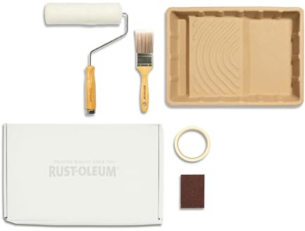 Rust-Oleum Ready to Roll - Eco Paint Kit (Large) - Bathroom Wall Paint Elegant Whites