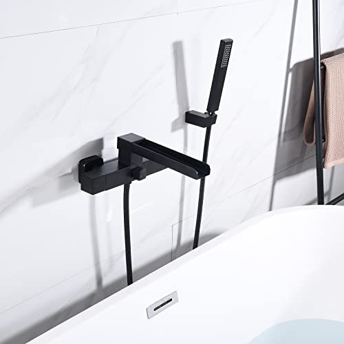 XCHSXYL Miscelatore Doccia Pannello Doccia LED Cascata Pioggia Display Digitale Rubinetto Doccia Set Spa Massaggio Getto Colonna Bagno Miscelatore Rubinetto Torre (Stile 11)