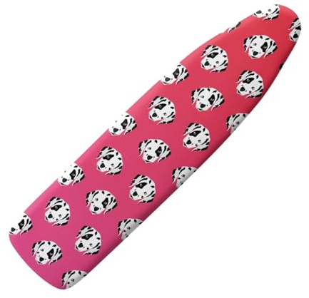 Copriasse da stiro piccolo, 90 x 30 cm, con stampa animalier, elastico, resistente alle bruciature e facile da montare, mini e portatile