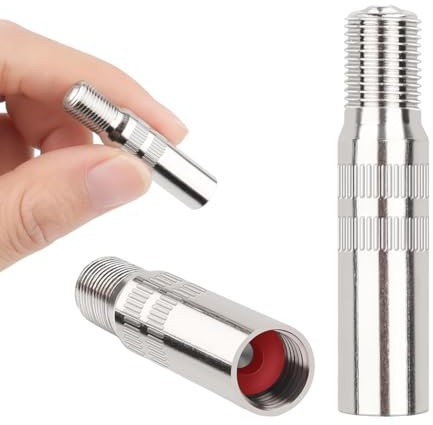 MUNZE 2 Pezzi Valvole Di Estensione In Rame, Prolunga Valvola Pneumatici, Auto Valvola Pneumatico Estensione Valvola Ad Angolo, Per Auto, Moto, Bici, Scooter.