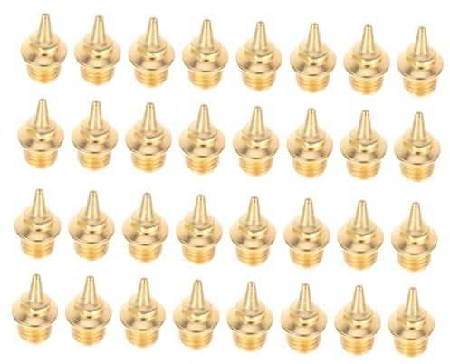 Gatuida 32 Piezas Clavos de Pista Metal Antideslizantes para Zapatos Deportivos Ligero y Elástico Resistentes la Corrosión para Atletismo y al Aire