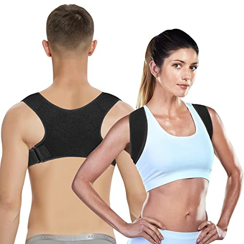 Vaunn Back Brace Posture Corrector for Women Men - Adjustable Back Support Shoulder Posture Support for Improve Posture Provide And Back Pain Relief - For Upper Back Pain