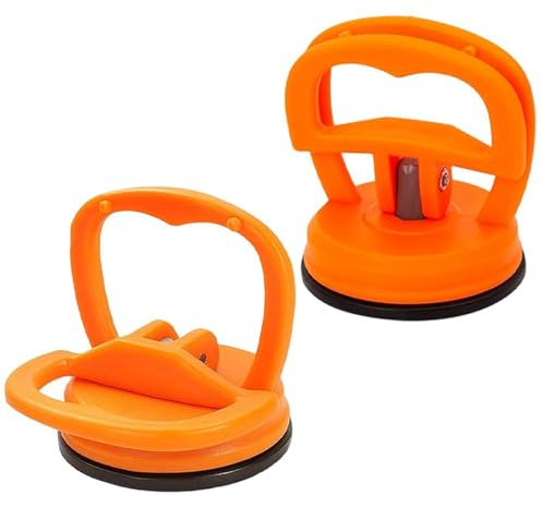 ZukQvrivelig Ventosa Para Abolladuras de Coche, Auto Dent Ventosa, Potente Kit De Extractor de Abolladuras, Adecuado Para Reparación de Abolladuras (2 Pequeñas) (B)