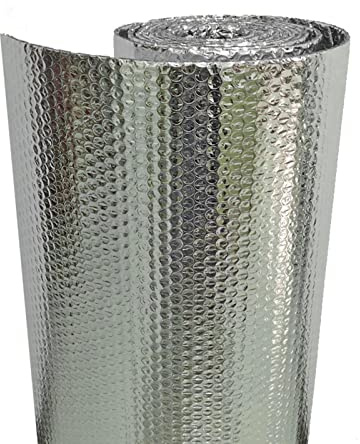 Folie Isolierrolle, Luftpolsterfolien-Isolierrolle for Dachboden, Garage, Wohnmobil, 3 mm, 5 mm, 10 mm dick, 1 m breit, Längen 1–10 m(3mm(thk),1 * 6M(6m²))
