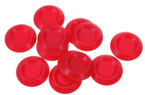 GANAZONO Ciotola per Alimentazione Rettili Cucce per Scarafaggi 12pezzi in Plastico Rosso per Terrari Isopodi Lucertole