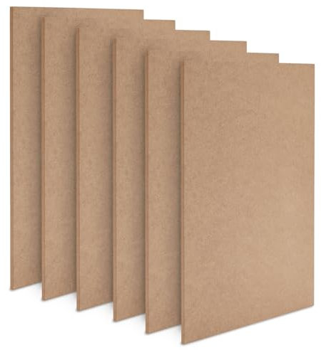 Bright Creations MDF Board, 27.9 x 35.5 cm, 11 x 14 Inches (6 Pack)