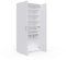 Vicco Schuhschrank Torge, Schuhregal, Weiß, 80 x 178 cm
