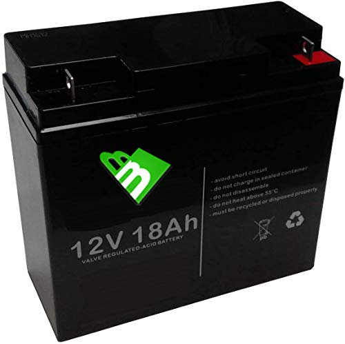 12V 18Ah batteria al piombo ermetica ricaricabile per UPS gruppi di continuità antifurti allarmi avviamento trattorino rasaerba, ermetica ricaricabile