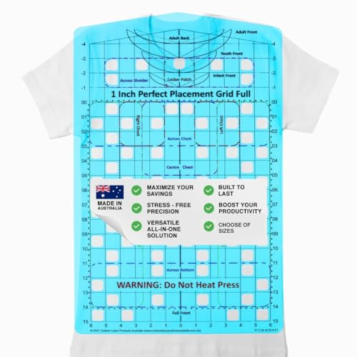 T-Shirt-Linealfuehrung, vollstaendige Ausrichtung