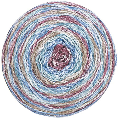 Rico Design Bobbel Cotton Farbverlauf Rico Creative Cotton Stripes 06 summer darks, 250g Farbverlaufswolle Baumwolle zum Häkeln oder Stricken